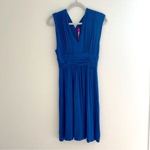 Plenty by Tracy Reese Blue Fit and Flare Dress- Size Small